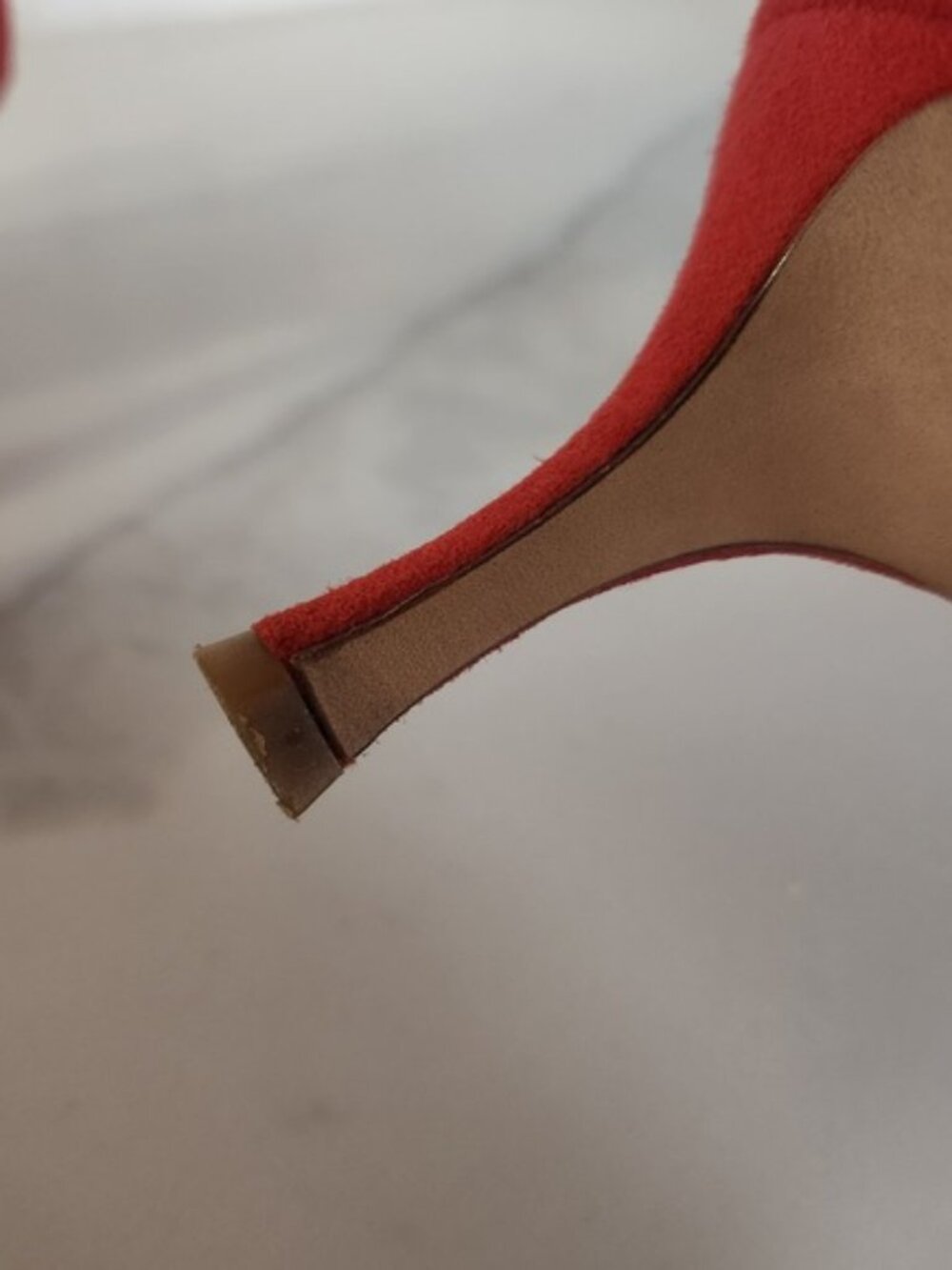 Canto‎ De Ricci Italy Suede Pointed Toe Kitten Heel Pumps Size 39 Christmas - Picture 8 of 8